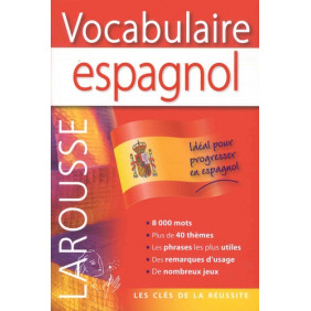 Vocabulaire espagnol - Grand Format - Librairie de France