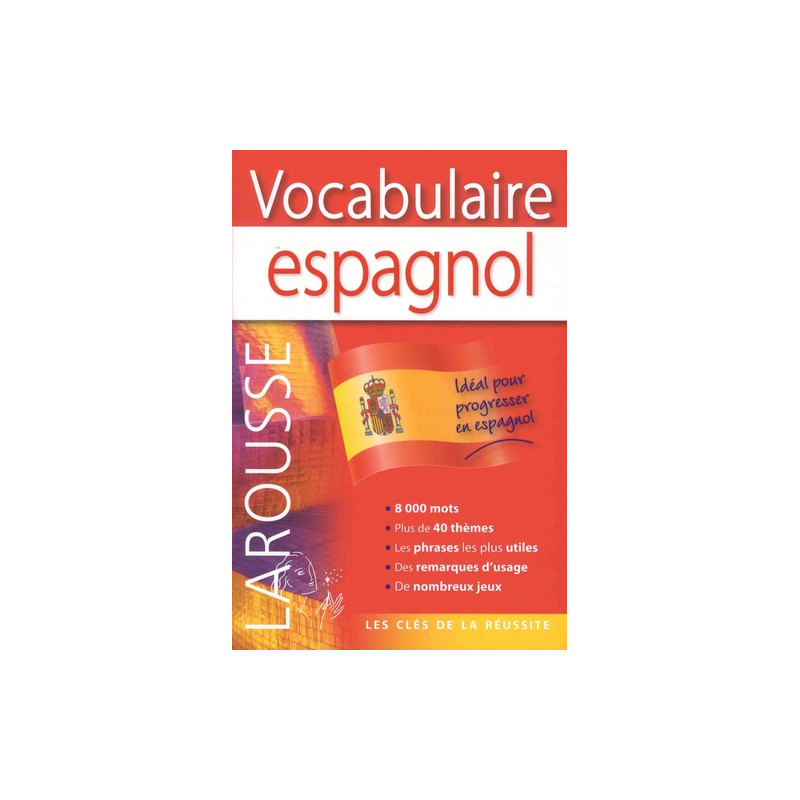 Vocabulaire espagnol - Grand Format - Librairie de France