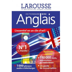 Dictionnaire mini anglais - Edition bilingue français-anglais - Poche - Librairie de France