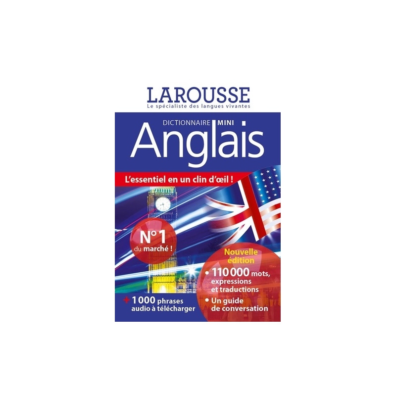 Dictionnaire mini anglais - Edition bilingue français-anglais - Poche - Librairie de France