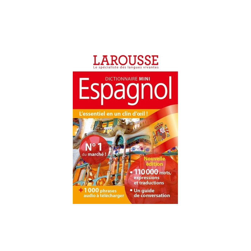 Dictionnaire mini espagnol - Edition bilingue français-espagnol - Poche - Librairie de France