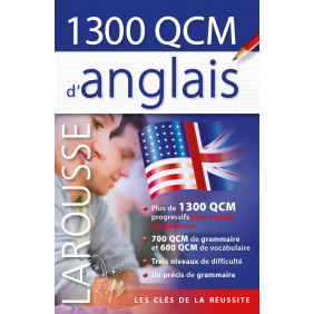 1300 QCM d'anglais - Grand Format - Librairie de France