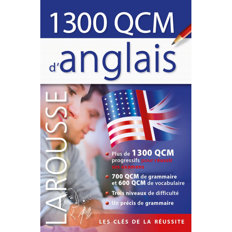1300 QCM d'anglais - Grand Format - Librairie de France