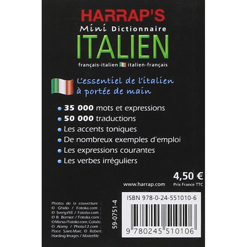 Dictionnaire mini français-italien et italien-français - Librairie de France