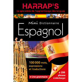 Mini dictionnaire Espagnol Harrap's - Edition bilingue français-espagnol - Poche - Librairie de France