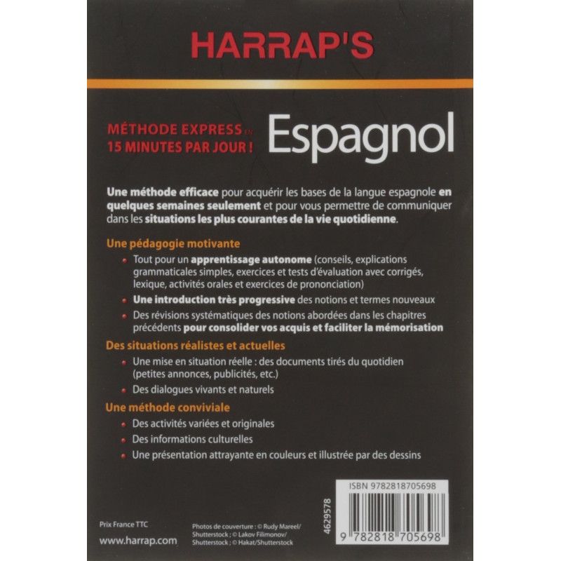 Harrap's Méthode express Espagnol - Librairie de France