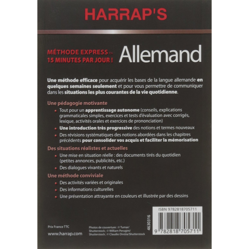 Harrap's Méthode express Allemand - Poche - Librairie de France