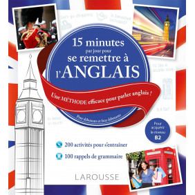 15 minutes par jour pour se remettre à l'anglais + CD - Grand Format - Librairie de France