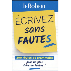 Ecrivez sans fautes - Poche - Librairie de France
