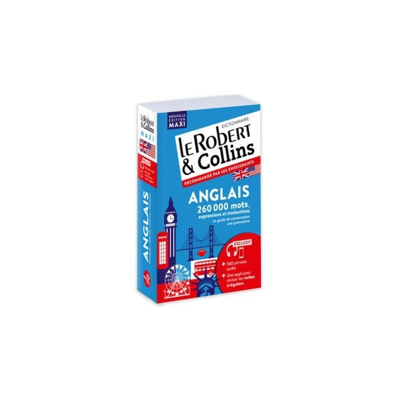 Le Robert & Collins Maxi anglais - Edition bilingue français-anglais - Grand Format - Librairie de France