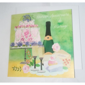 Carte anniversaire de mariage