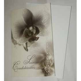 Carte de condoléances 85*135