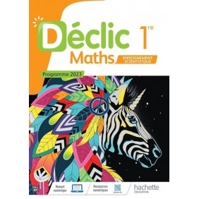 Maths enseignement scientifique 1re Déclic - Grand Format Edition 2023