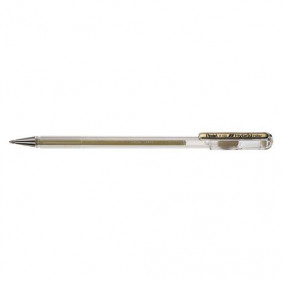 PENTEL - Roller encre gel métallique Hybrid - Or