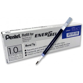 Pentel - encre gel - Pointe métal - 1 mm - Bleu