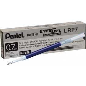 Pentel Energel - LRP7 C - Encre pour Roller gel permanente - Bleu