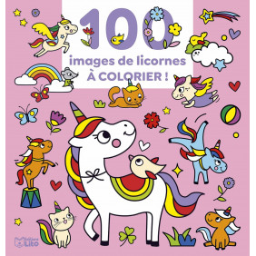 100 images de licornes à colorier ! - Album - Dès 3 ans