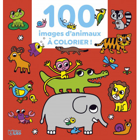 100 images d'animaux à colorier ! - Album - Dès 3 ans