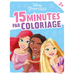 15 minutes de coloriage Disney Princesses - Album - Dès 3 ans