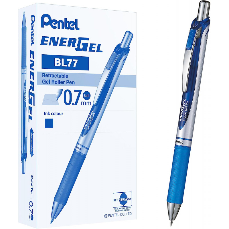Penna A Sfera Pentel R50 - Roller Scrittura Fluida 0.4 Mm, Materiali Riciclati