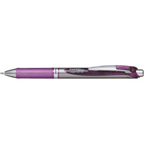 Pentel Stylo roller - Rouge - Avec mécanisme de pression - 0.7 mm - Violet