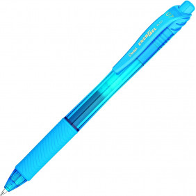 Pentel EnergelX Rollers - gel rétractable - 0,7 mm - Bleu Ciel