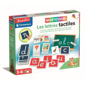 Les Lettres Tactiles - Montessori - Dès 3 ans