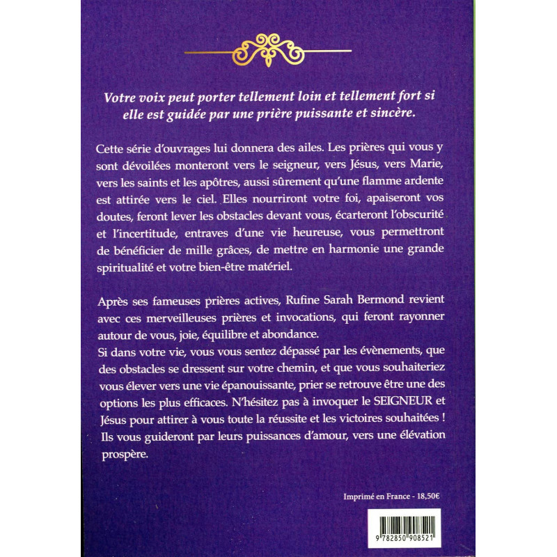 Prières secrètes de pouvoir - Pour la réussite - Grand Format - Librairie de France