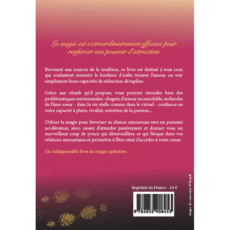 Magie d'influence pour l'amour - Grand Format - Librairie de France