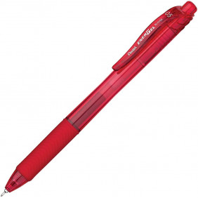 Pentel EnergelX Roller gel rétractable - BL105-BX - 0.5 mm - Rouge