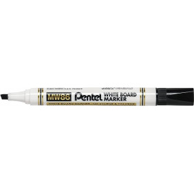 PENTEL marqueur MW86 - Pointe biseautée - Noir