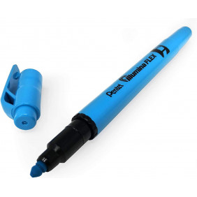 Surligneur Pentel - SLW11 Twin Tip - Encre bleue ciel