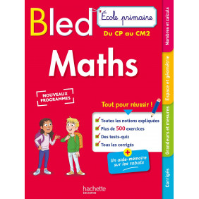 Bled Ecole primaire Maths du CP au CM2 - Grand Format