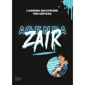 Agenda Zair - L'agenda qui explose ton cerveau Edition 2023-2024 - Grand Format