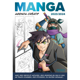Agenda créatif manga Edition 2023-2024 - Poche - Dès 6 ans