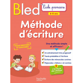 BLED Méthode d'écriture - Pour droitiers et gauchers - Grand Format