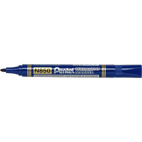 Pentel N850-CE - Marqueurs permanents pointe ogive - Bleu