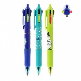 M&G - 4 couleurs - stylo bille - 0.7 mm