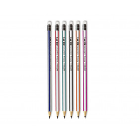M&G - Crayon triangle 2B - 2.0mm avec Gomme