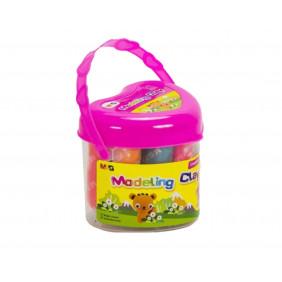 M&G - Pate à modeler seau - 12 couleurs