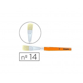 Cléopâtre - Brosse plate soie de porc - N°14