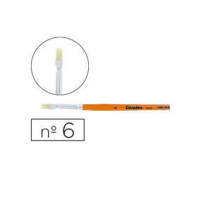 Cléopâtre - Brosse plate soie de porc - N°6