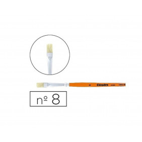 Cléopâtre - Brosse plate soie de porc - N°8