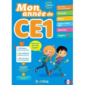 Mon année de CE1 - Grand Format - De 6 - 8 ans
