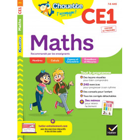 Maths CE1 Edition 2022 - Grand Format - De 7 - 8 ans