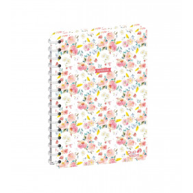 CARNET 21 S rigide d-lig Daisy blanc