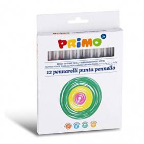 PRIMO 12 marqueurs à pointe moyenne super lavables - Dès 3 ans