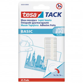 Matériau adhésif "Basic Tack 58530", 65 pièces/paquet, TESA