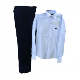 Complet pantalon - Bleu-Blanc - Modèles assortis