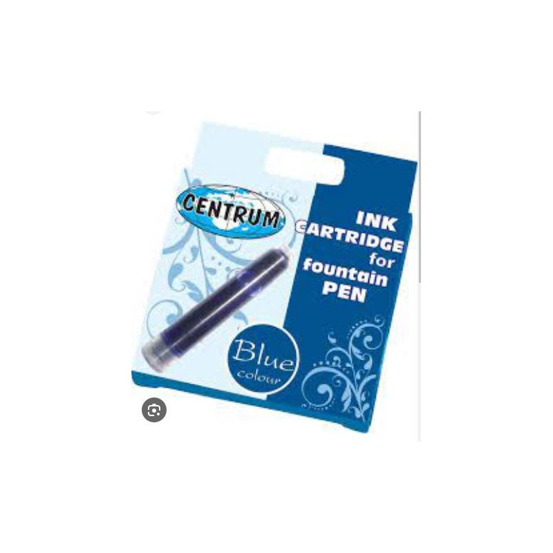 Cartouches pour stylo plume encre bleue Lot de 6